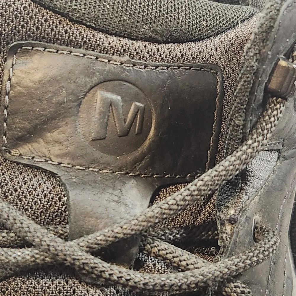Merrell Boot Mens 12 Black Moab Adventure Mid Waterproof Hiking Walking Gorpcore